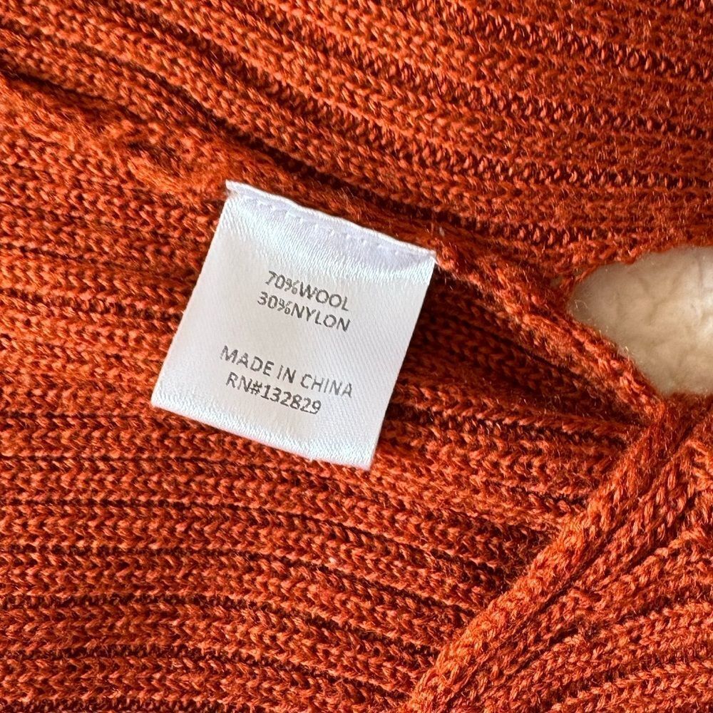 MAJORELLE Rust Wrap Sweater - Picture 5 of 5